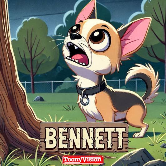 Dog Cartoon Custom 2D Portrait Photo Original Made Cartoon Pet Character (Image) - ToonyVision