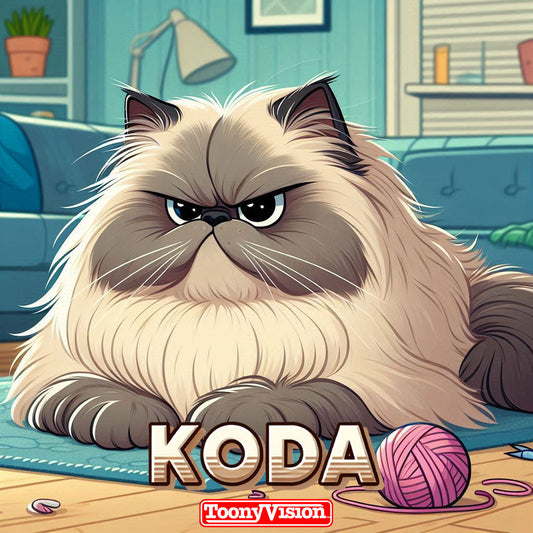 Dog Cartoon Custom 2D Portrait Photo Original Made Cartoon Pet Character (Image) - ToonyVision