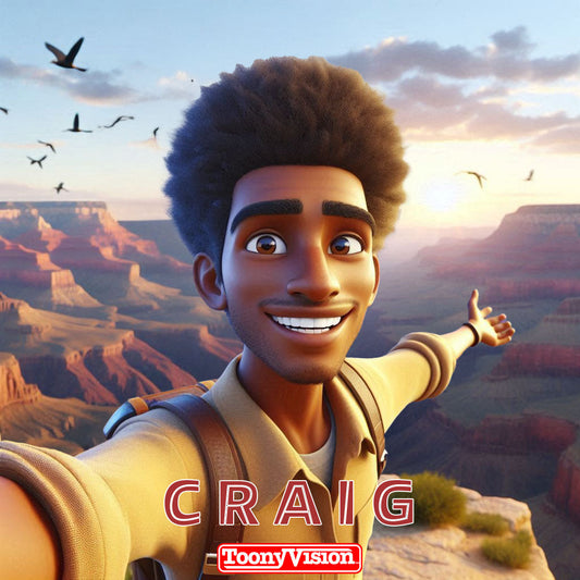 Digital Cartoon Portrait 3D Style Animation Personalized Picture from Photo (Image) - ToonyVision