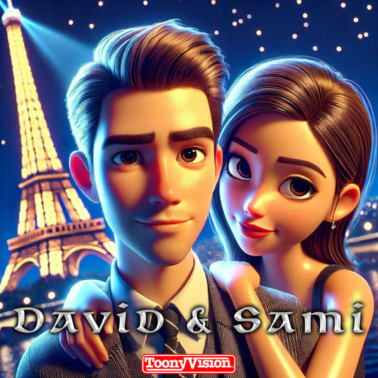 Digital Cartoon Portrait 3D Style Animation Personalized Picture from Photo (Image) - ToonyVision
