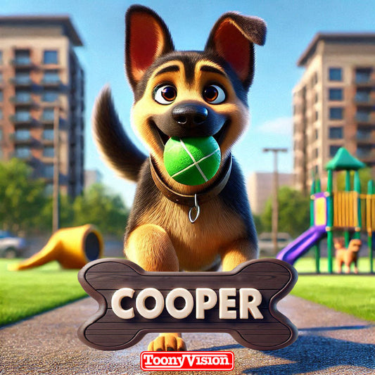 Cartoon Customize my Dog into Digital Art Animation Pixar Style Picture Personalized Portrait (Image) - ToonyVision