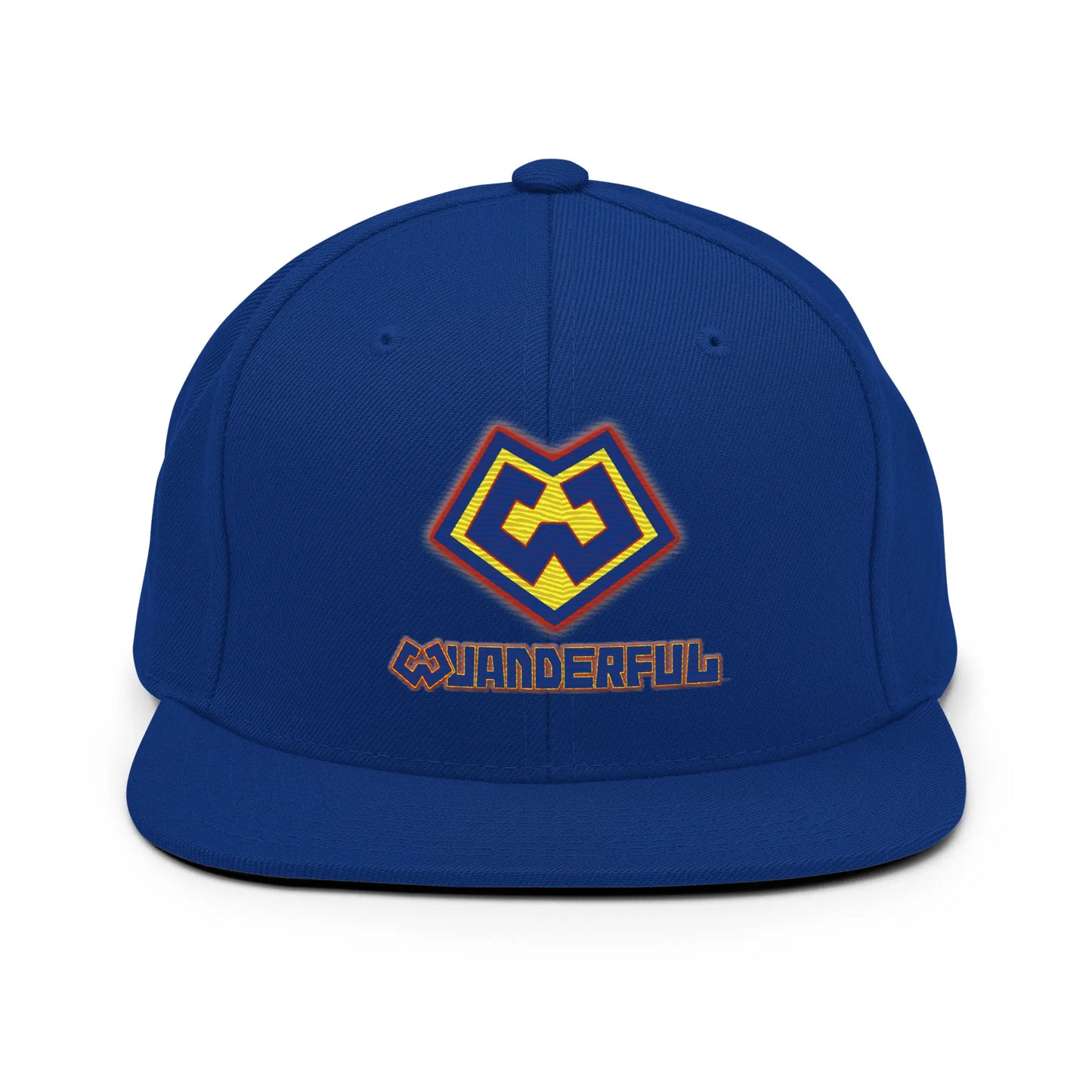 Gorra snapback azul con logotipo Wuanderful Locos