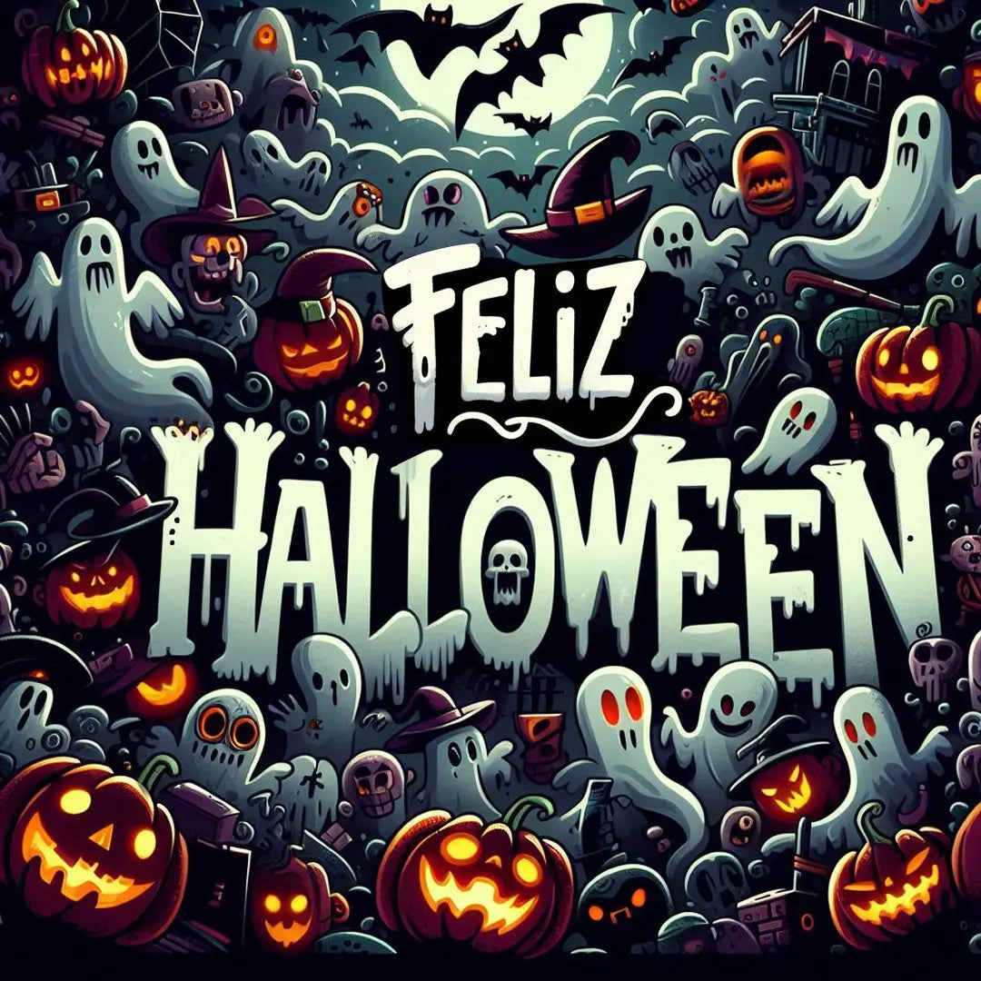 Mensaje de Halloween Personalizado en Caricatura – Tarjeta Animada Digital - ToonyVision México en Español