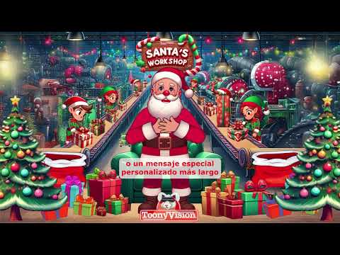 Video Personalizado de Papá Noel con Nombre y Foto del Niño