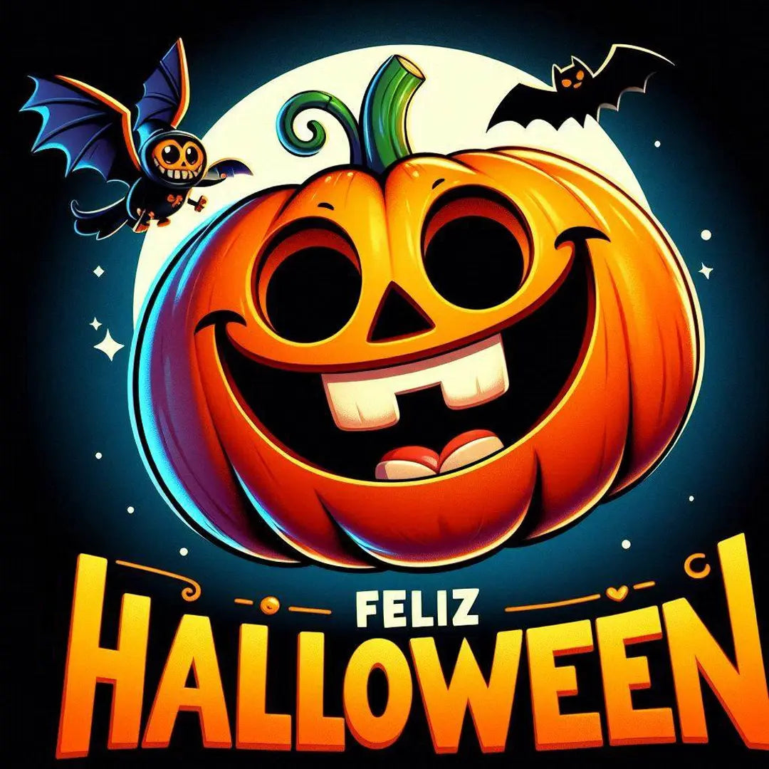 Saludo Divertido de Halloween en Caricatura – Tarjeta Animada Personalizada - ToonyVision México en Español