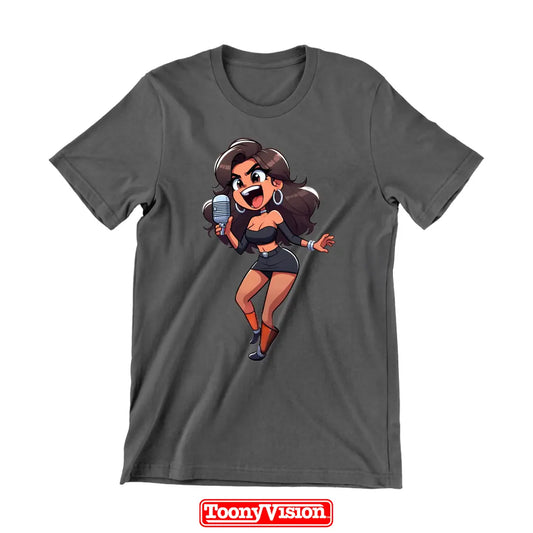 Selfie a Caricatura Mujer – Tu Nueva Identidad Animada en una Camiseta - ToonyVision México en Español