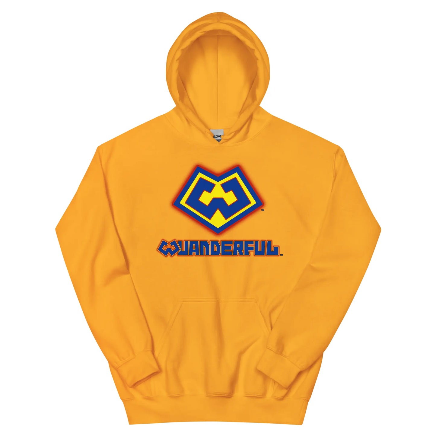 Sudadera amarillo con logotipo Wuanderful Locos, edición limitada