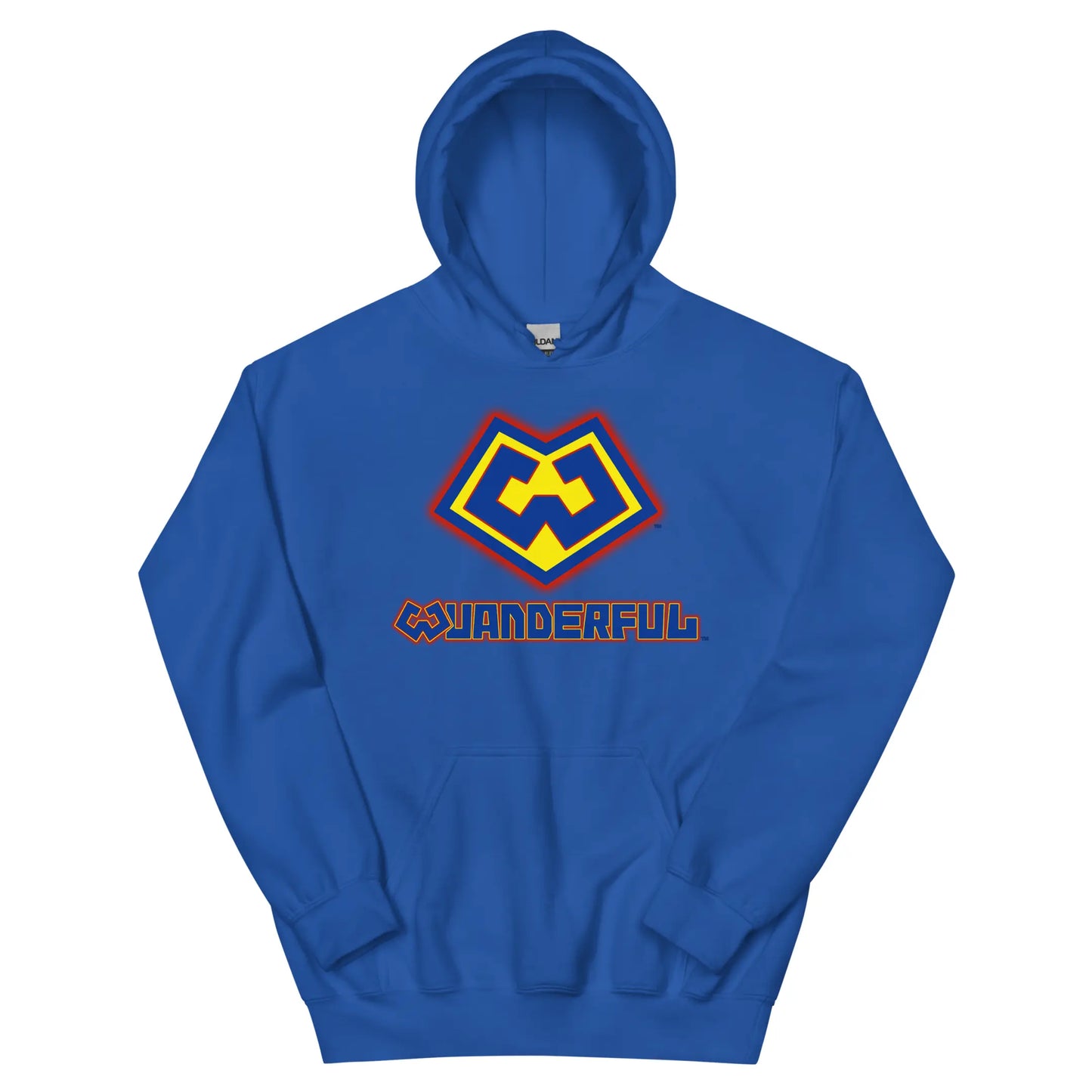 Sudadera azul con logotipo Wuanderful Locos, edición limitada