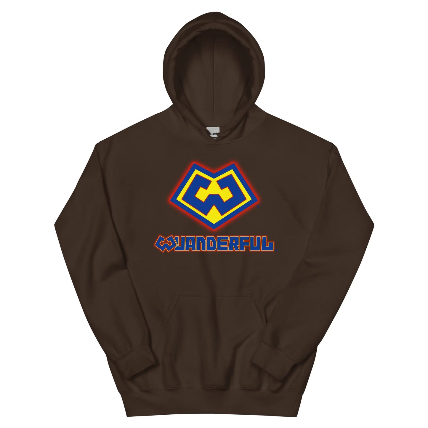 Sudadera marrón con logotipo Wuanderful Locos, edición limitada