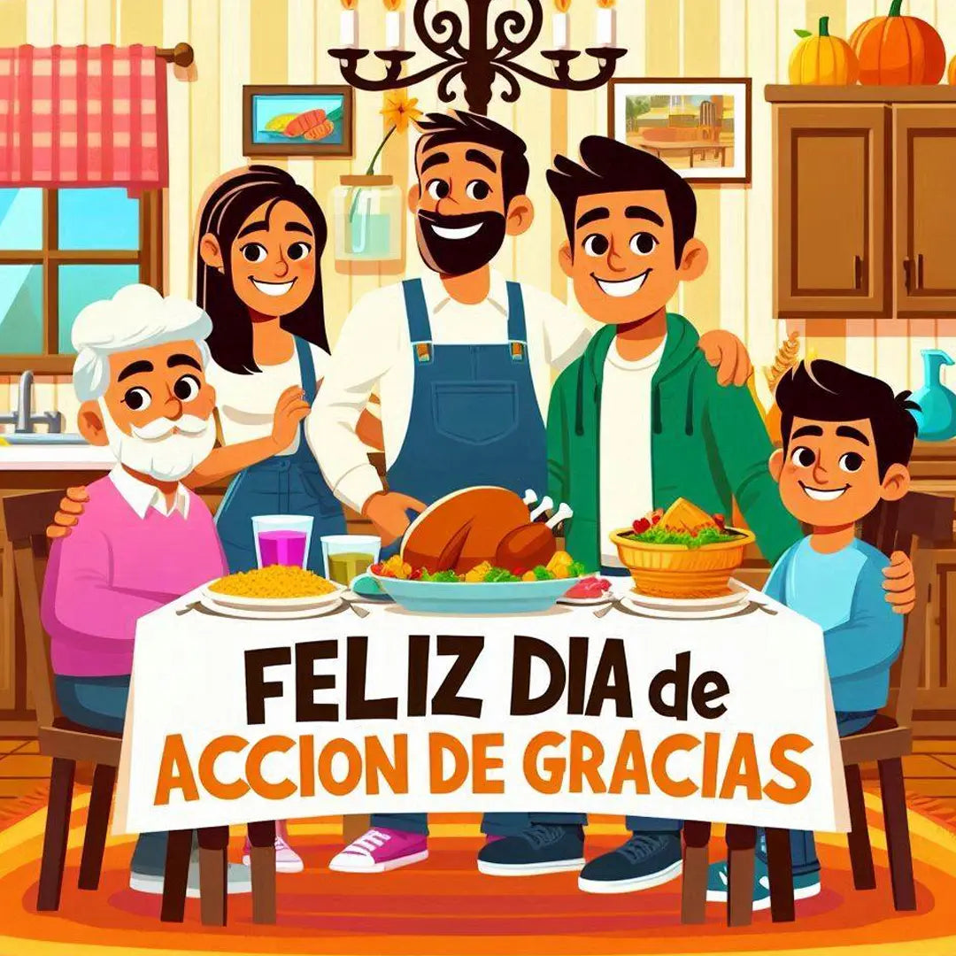 Tarjeta Animada de Acción de Gracias Personalizada con Tu Foto y Voz - ToonyVision México en Español