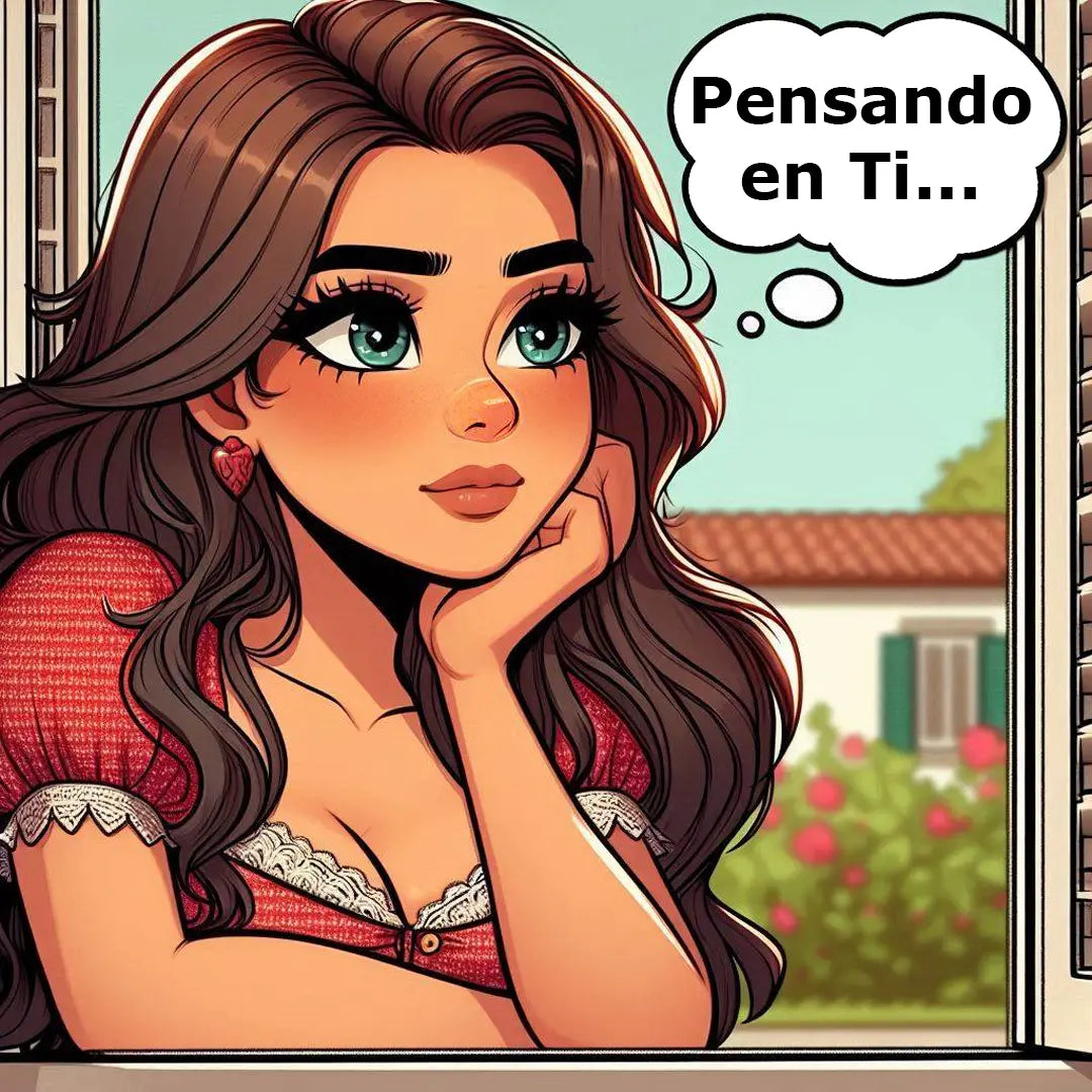 Tarjeta Animada Elegante "Pensando en Ti" con Mensaje Personalizado - ToonyVision México en Español