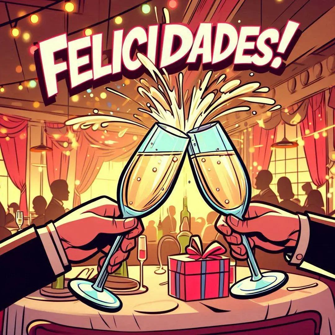 Tarjeta de Felicitación Elegante con Mensaje Personalizado - ToonyVision México en Español