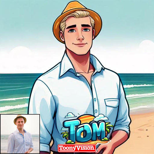 Cartoon Character Photo Portrait Digital Drawing Illustration to Real Cartoon Digital Image (Image) - ToonyVision