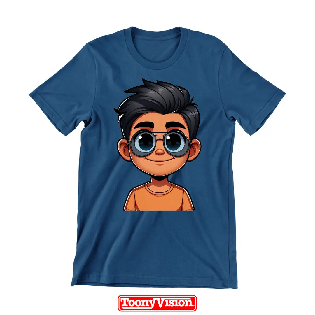 Camiseta Niño Caricatura Real – Tu Hijo en Versión Animada por ToonyVision - ToonyVision México en Español