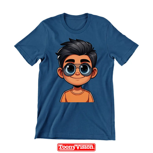 Camiseta Niño Caricatura Real – Tu Hijo en Versión Animada por ToonyVision - ToonyVision México en Español