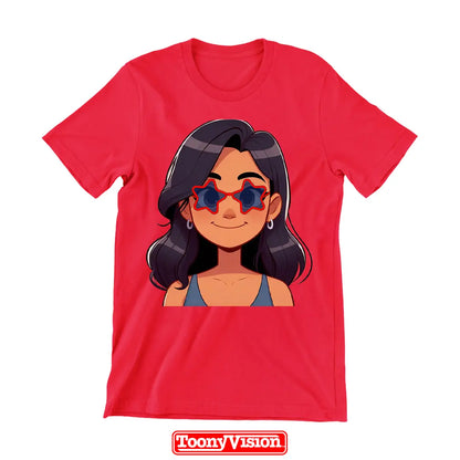 Camiseta Personalizada Mujer – Tu Caricatura Real en una Playera Hecha por Animadores - ToonyVision México en Español