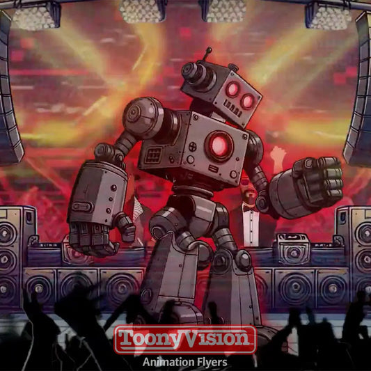 Flyer Animado para Eventos - Convierte tu Flyer en Caricatura - ToonyVision México en Español
