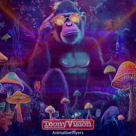 Flyer Animado con Temática - Visual que Refleja tu Fiesta - ToonyVision México en Español