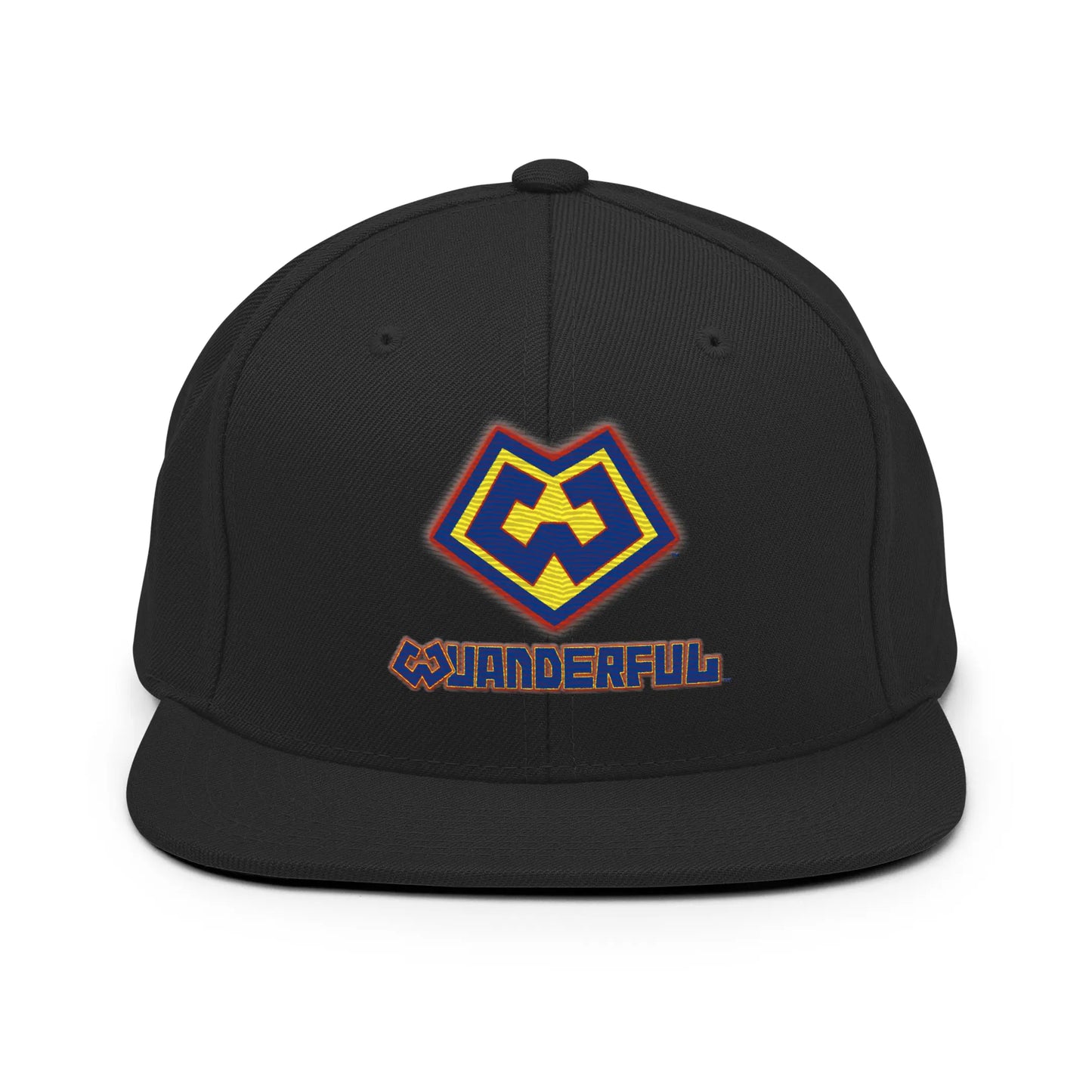 Gorra snapback negra con logotipo Wuanderful Locos
