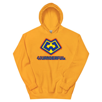 Sudadera amarillo con logotipo Wuanderful Locos, edición limitada