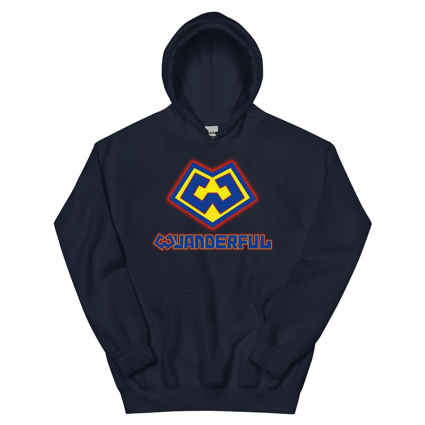 Sudadera azul marino con logotipo Wuanderful Locos, edición limitada
