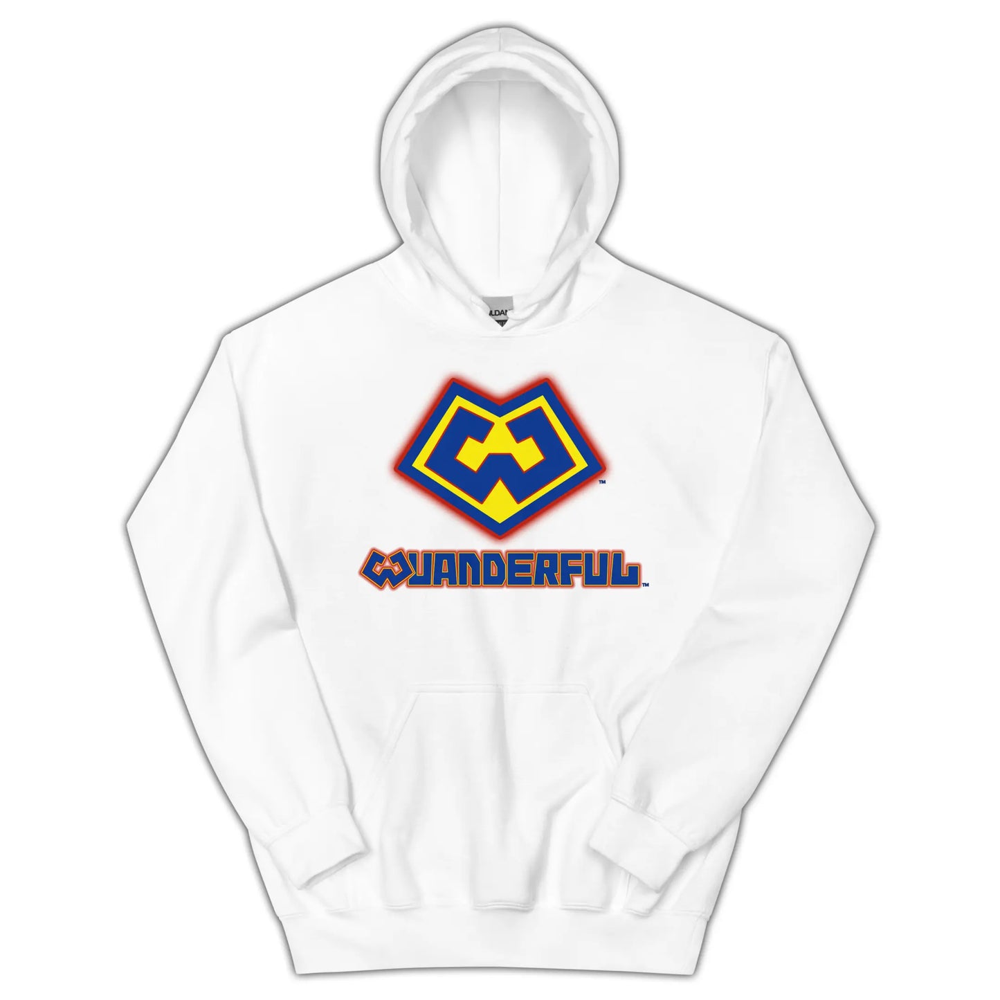 Sudadera blanco con logotipo Wuanderful Locos, edición limitada