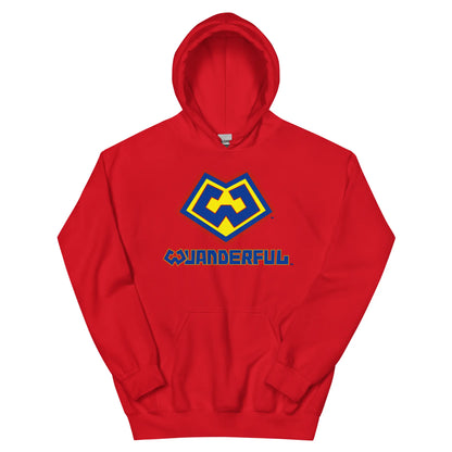 Sudadera rojo con logotipo Wuanderful Locos, edición limitada
