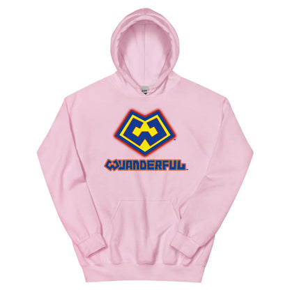 Sudadera rosa con logotipo Wuanderful Locos, edición limitada