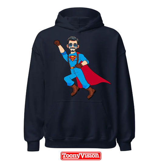 Sudadera Caricatura Hombre – Hecha desde tu Selfie