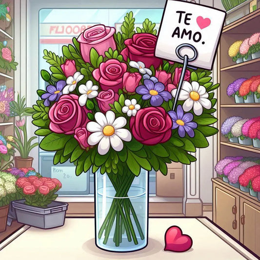 ToonyVision México en Español Tarjeta Animada Personalizada "Te Amo" con Nombre del Destinatario - ToonyVision México en Español