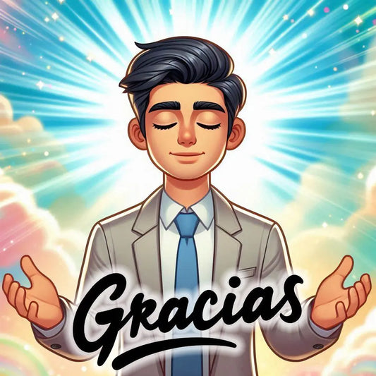 Tarjeta de Agradecimiento Elegante con Mensaje Personalizado - ToonyVision México en Español