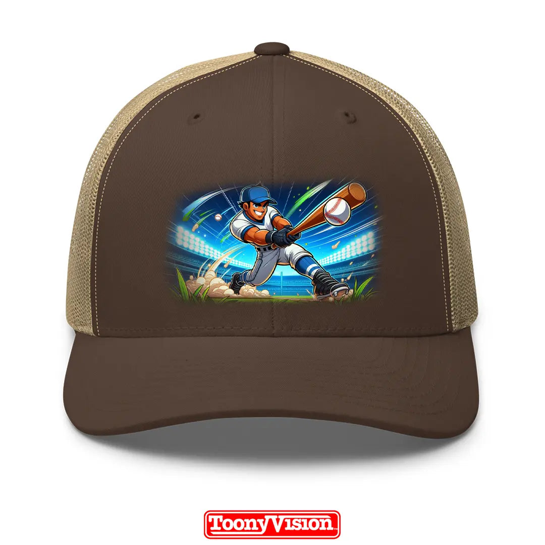 ToonyVision gorra superhéroe para hombre con personaje cartoon desde foto y diseño impreso al frente estilo merch