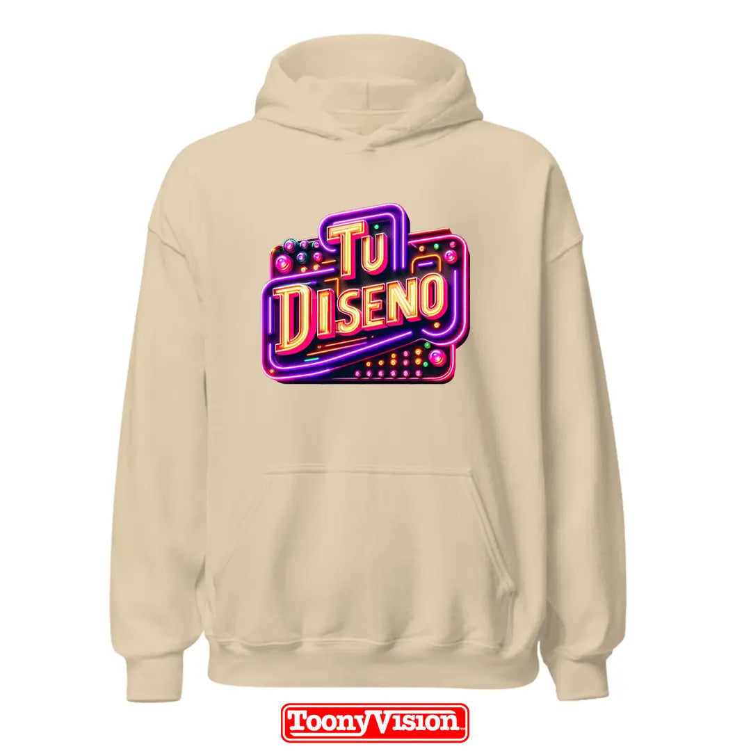 ToonyVision hoodie hombre heat transfer con tu propio diseño o foto impresa