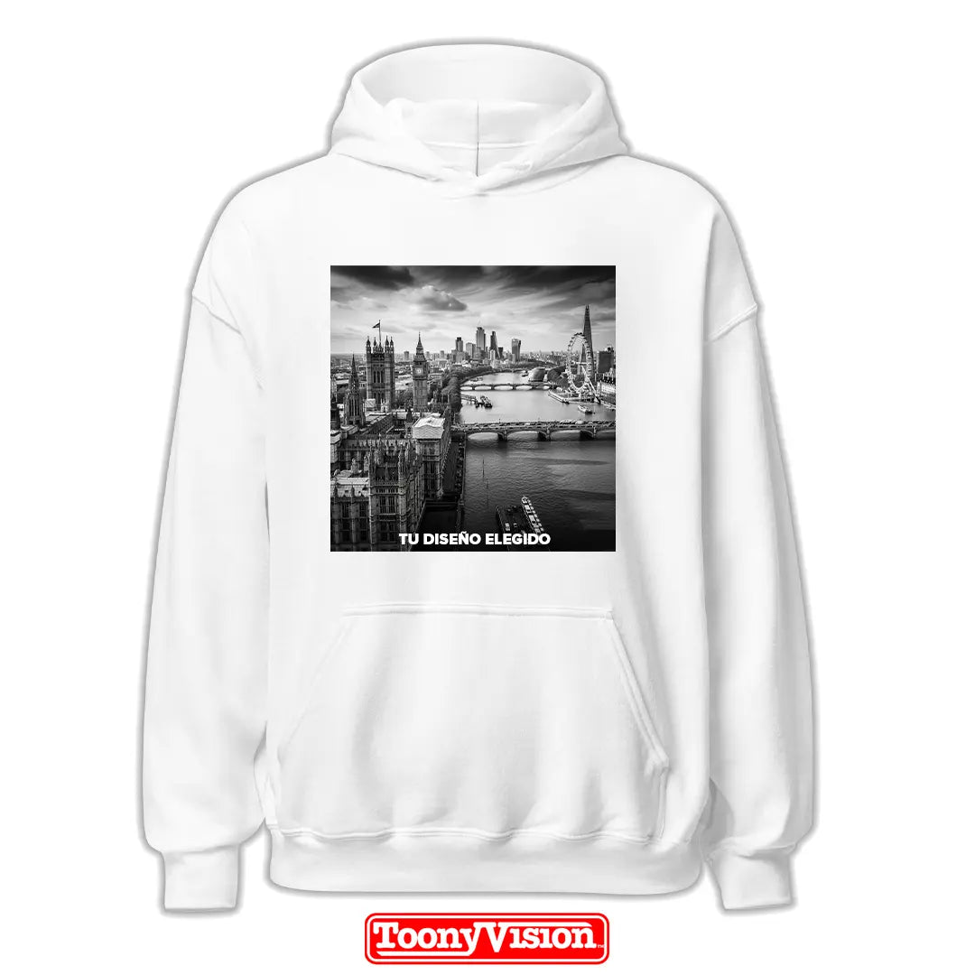 ToonyVision hoodie mujer DTF con tu propio diseño arte o foto impresa