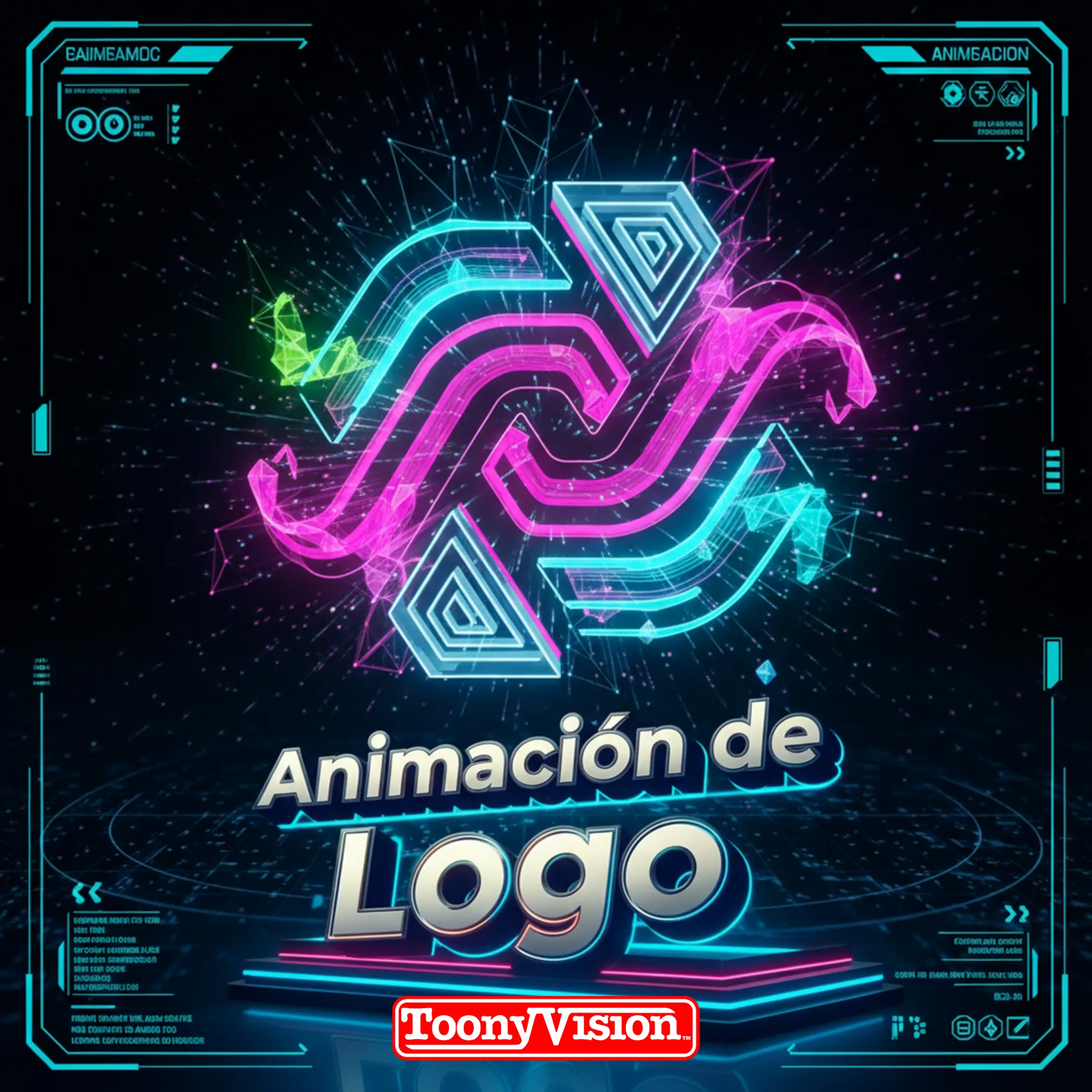 Logo animado profesional de 6 segundos tipo logo reveal con fondo transparente, motion graphics cinematográfico para YouTube TikTok e Instagram