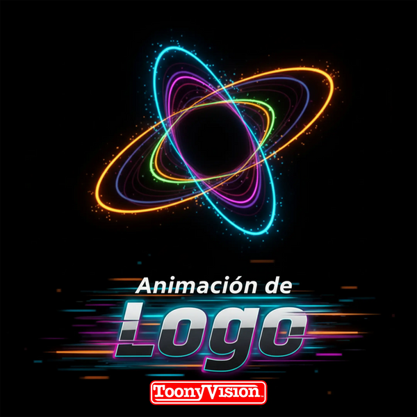 Paquete de logo animado con opciones de reveal 6 segundos o 15 segundos, motion graphics profesional, fondo transparente, exportación 1080p o 4K y audio pulido