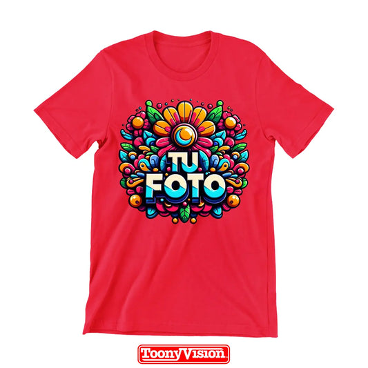 ToonyVision playera mujer heat transfer con tu propio diseño o foto impresa