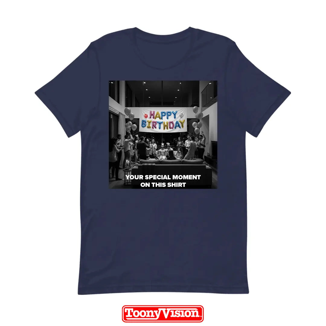 ToonyVision playera mujer con tu propio diseño impreso en heat transfer o DTF
