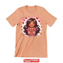 Playera Niña con Caricatura desde Foto | Cartoon Personalizado