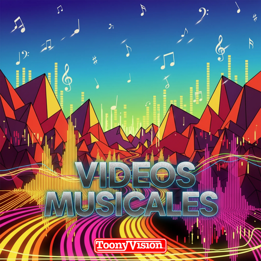 ToonyVision visuales musicales animados starter depósito $99 para loop de 6 segundos tipo visualizer musical y portada animada