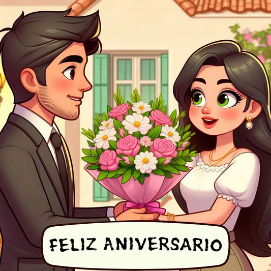 Video de Aniversario Personalizado con Nombres de la Pareja - ToonyVision México en Español