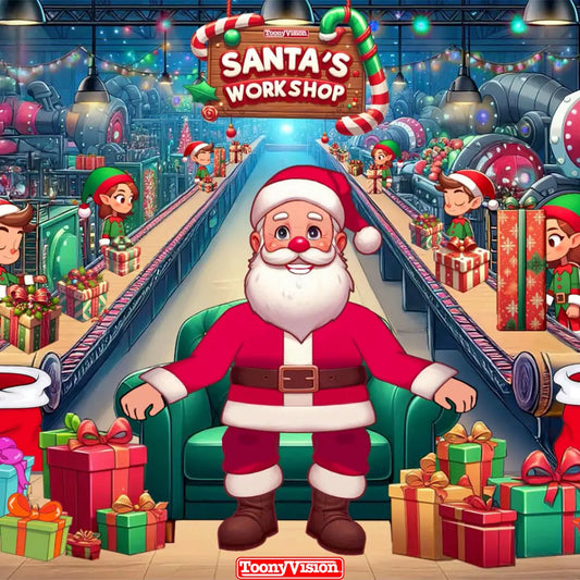 Video Personalizado de Papá Noel con Nombre y Foto del Niño